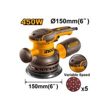 Product image of INGCO RS4516 450W ნახშირიანი ელექტრო ზუმფარა