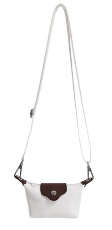 Product image of Mini Dumpling-Shaped Crossbody Coin Purse (White) ხურდის საფულე