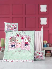 Product image of Victoria Ranforce Baby Duvet Cover Set Sleepy საბავშვო თეთრეულის ნაკრები