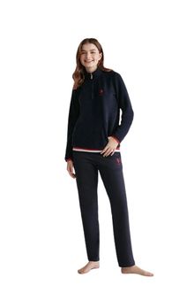 Product image of U.S. Polo Assn. 16948 ქალის ორეული შარვლით, მაღალი საყელოთი (ლურჯი)