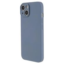 Product image of Mobile Phone Case/ for iPhone 15 Fiber Lining Shell Candy Color Anti-drop TPU Phone Case Rubberized Phone Cover - Lavender Grey