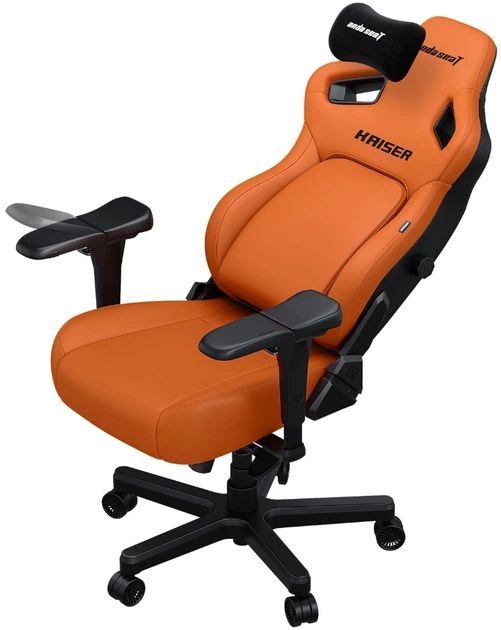 andaseat-kaiser-4-v2-l-ad12yddc-l-20-o-pvc-03-blaze-orange-l-size-pvc-leather-6d-armrest-adjustable-lumbar-support-magne-geimeruli-savardzeli-photo-4