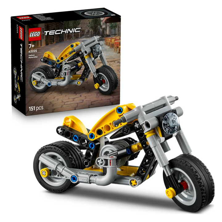 lego-technic---yellow-motorcycle
