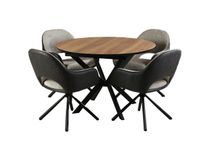 Product image of COMFORT ROOM თურქული გასაშლელი მაგიდა 110სმ დიამეტრი და 4 სკამი