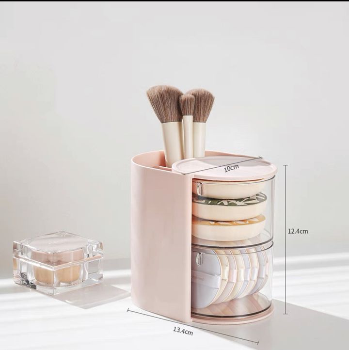 miniso-two-tier-rotating-makeup-organizer-kosmetikis-organaizeri-photo-2