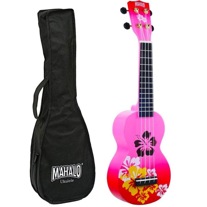 mahalo-md1hbrdb-soprano-ukulele-hibiscus-ukulele