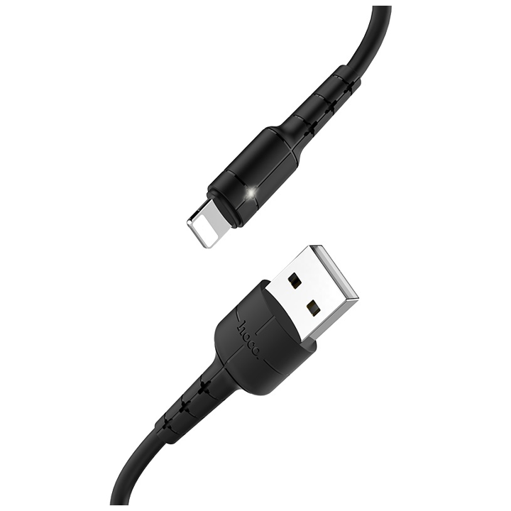 hoco-x30-star-charging-data-cable-for-lightning-black-photo-2