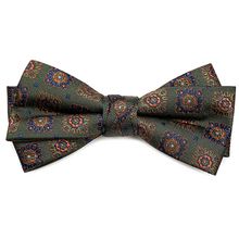 Product image of ჯოვანი მორა ბაფთა ზურმუხტი აბრეშუმი ჭაობისფერი