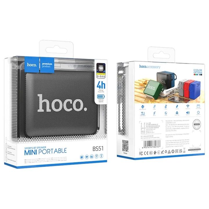 hoco-bs51-gold-brick-sports-bt-shavi-black-portatuli-dinamiki-photo-2