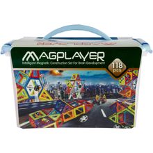 Product image of MAGPLAYER MPT 118 118PCS DESIGNER MAGNETIC SET BOX მაგნიტური კონსტრუქტორი