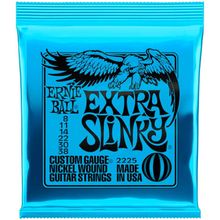 Product image of Ernie Ball Extra Slinky Nickel Wound Electric Guitar Strings 8-38 Gauge ელექტრო გიტარის სიმები