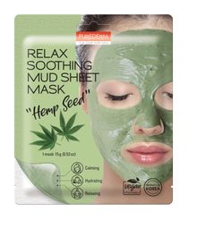 Product image of Purederm- სახის დამამშვიდებელი ტალახის ნიღაბი „კანაფის თესლი“ 15გრ