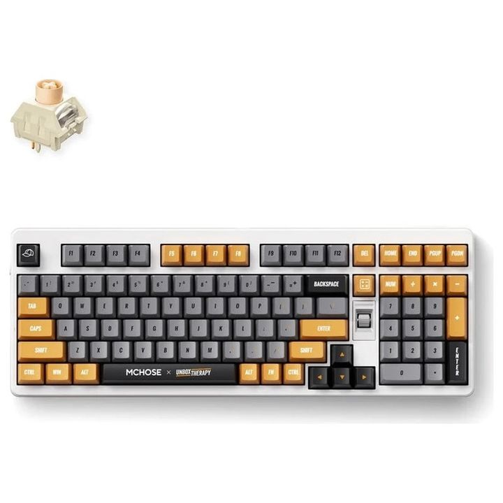 mchose-hw-ut98-3-x-unbox-therapy-ut98-rgb-icy-creamsicle-usadeno-meqanikuri-klaviatura-photo-2
