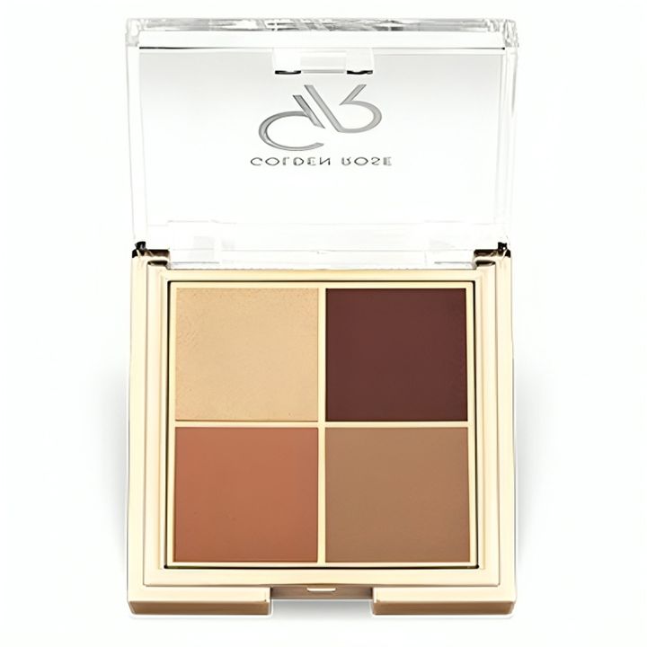 golden-rose-quattro-eyeshadow-palette-06-sunset-date-tvalis-chrdilebis-palitra