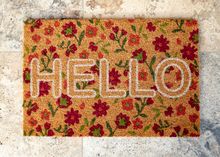 Product image of ფარდაგი - HELLO PRINTED COIR DOORMAT 40X60 CM