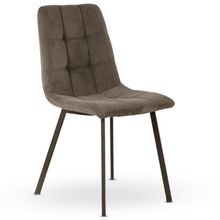 Product image of XS ველვეტის სკამი მეტალის ფეხზე