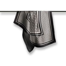 Product image of ჯოვანი მორა შარფი ცისკრის ვარსკვლავი ნატურალური აბრეშუმი შავი