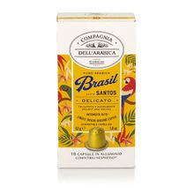 Product image of Compagna D'ell Arabica BRASILE NESPRESSO 10X5,2G ALU ყავის კაფსულები