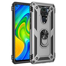 Product image of Newface Xiaomi Redmi Note 9 სილიკონის ქეისი ბეჭდით ვერცხლისფერი