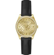 Product image of GUESS Ladies Black Gold Tone Analog Watch საათი