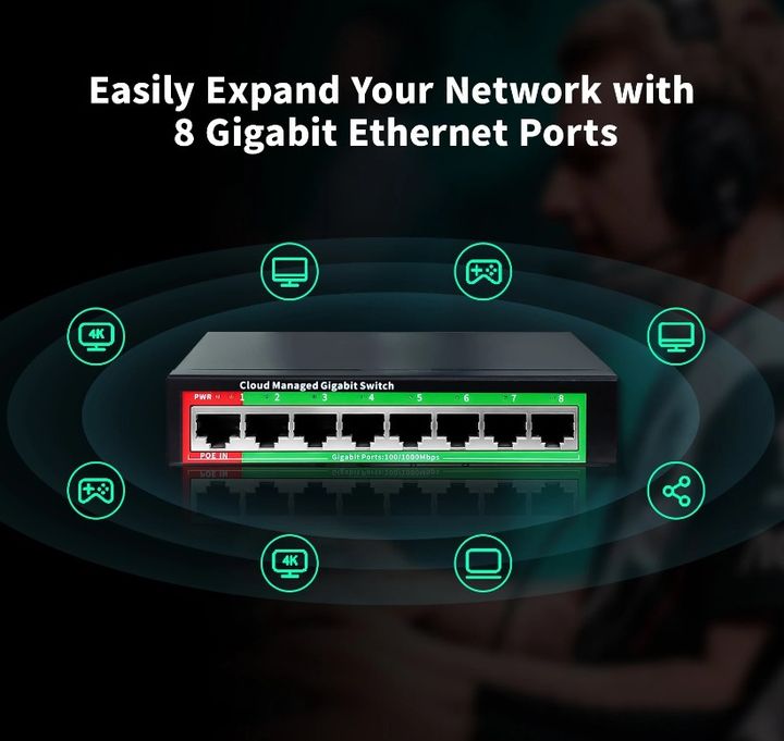 do-link-gs108-8x-gigabit-rj-45-ports-with-poe-power-supply-photo-2