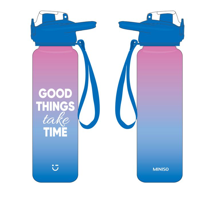 gradient-plastic-bottle-with-one-touch-flip-top-lid-botli