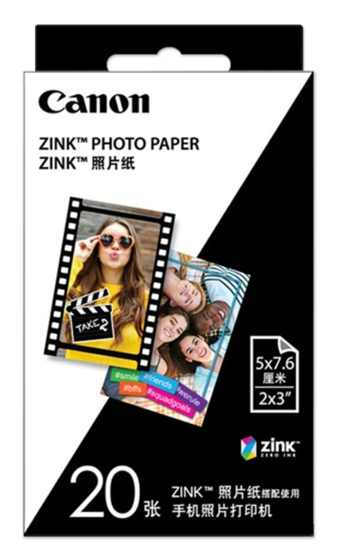 Digital Camera/ Canon Zink ZP-2030 Paper 20 Sheets EXP HB for Zoemini ...