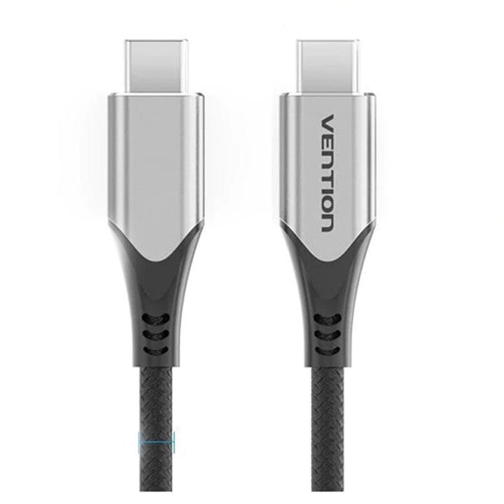 vention-taahg-cotton-braided-usb-c-to-usb-c-31-cable-15m-gray-photo-2