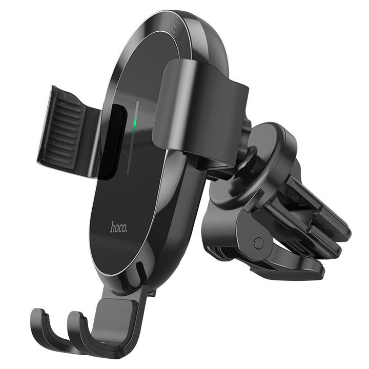hoco-ca105-guide-three-axis-linkage-wireless-charging-car-holder-black-photo-3