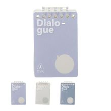 Product image of Gray & Blue Collection 72K Loose-leaf Wire-bound Book ბლოკნოტი