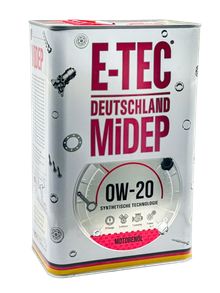 Product image of E-TEC 0W-20 ძრავის ზეთი 4 ლ