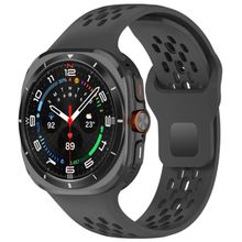 Product image of Smart Watch Band/ For Samsung Galaxy Watch Ultra 47mm Silicone Watch Band Breathable Sport  Watch Strap - Black Grey Camouflage