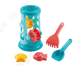 beach-sand-clock-set-blue-qvishis-satamasho-nakrebi