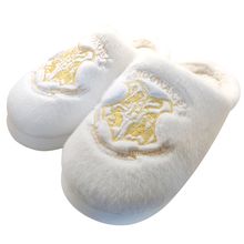 Product image of Harry&nbsp;Potter&nbsp;Embroidery&nbsp;Mens&nbsp;Plush&nbsp;Slippers White 43-44 კაცის ჩუსტი
