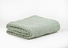 Product image of Manamo  Diamond  ჩვილის პლედი აკრილის მწვანე 90x90 სმ