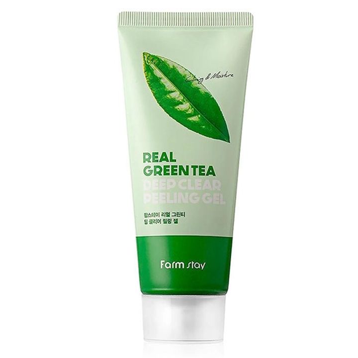 farm-stay-real-green-tea-clear-peeling-gel-sakhis-pilingi-qvela-tipis-kanistvis-100ml