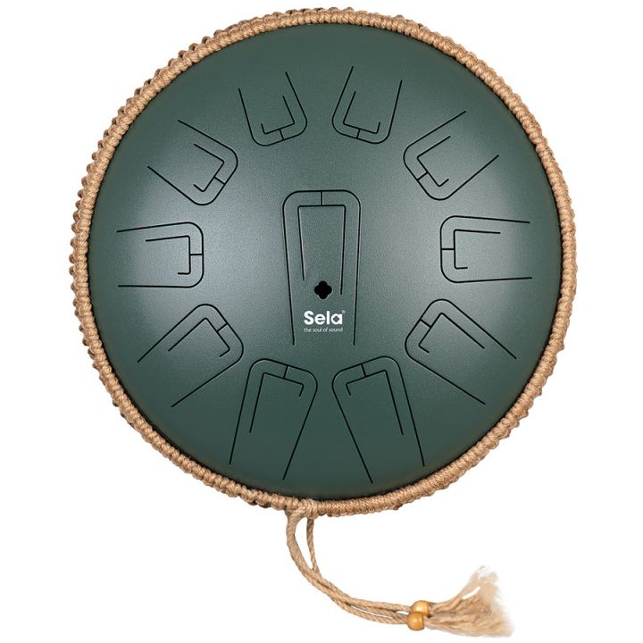 sela-unity-tongue-drum-13-c-major-green-432-hz-tang-drami