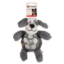 Product image of FLAGINO DT SHAPY DOG GREY ძაღლის სათამაშო ბურთი თოკზე