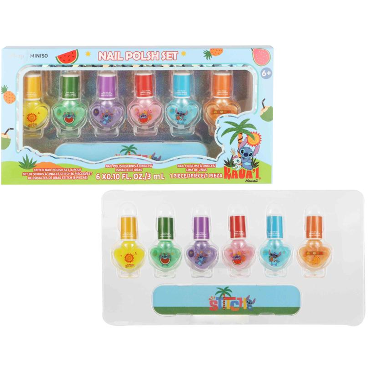 disney-lilo-stitch-collection-glossy-nail-polish-set-sabavshvo-frchkhilis-laqis-nakrebi