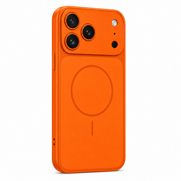 iphone-17-pro-max-acrylic-glass-case-with-magsafe-orange-mobiluri-telefonis-qeisi
