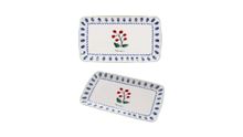 Product image of Nisse თეფში მართკუთხედი ფორმის ლურჯი ორნამენტით