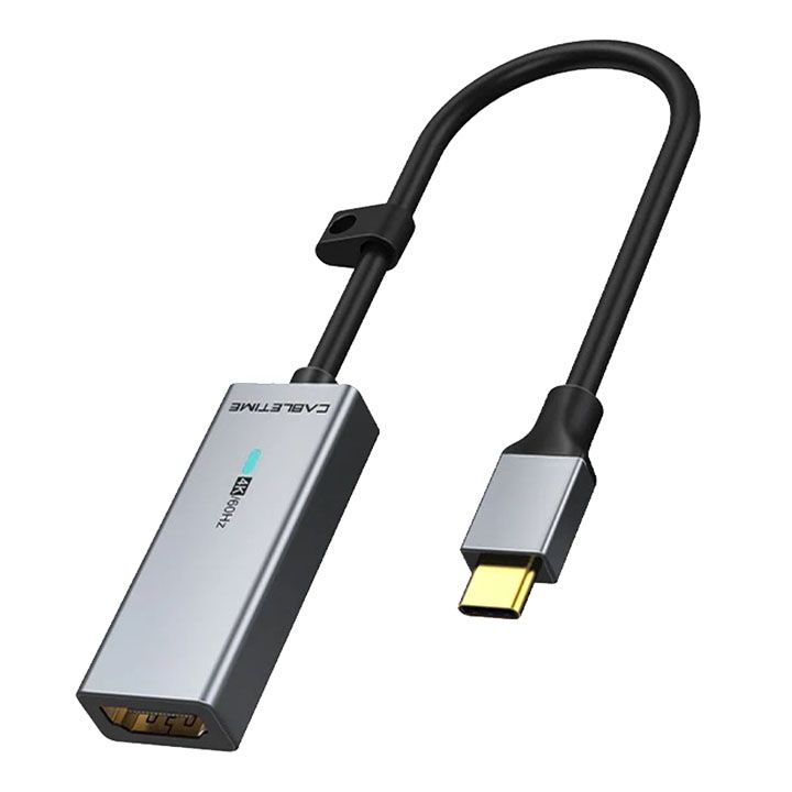 cabletime-ct-c160-pu31-cmhdfr-sg015-led-light-usb-type-c-to-hdmi-cable-adapter-4k60hz