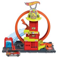 Product image of MATTEL  HOT WHEELS CITY SUPER FIRE STATION  სათამაშო ტრასა
