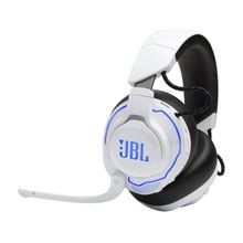 Product image of JBL Quantum 910P Wireless White/Blue გეიმინგ ყურსასმენი