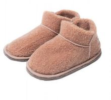 Product image of ოთახის ჩუსტი UGG BOOTS CAMEL აქლემის ნატურალური ბეწვის ყავისფერი