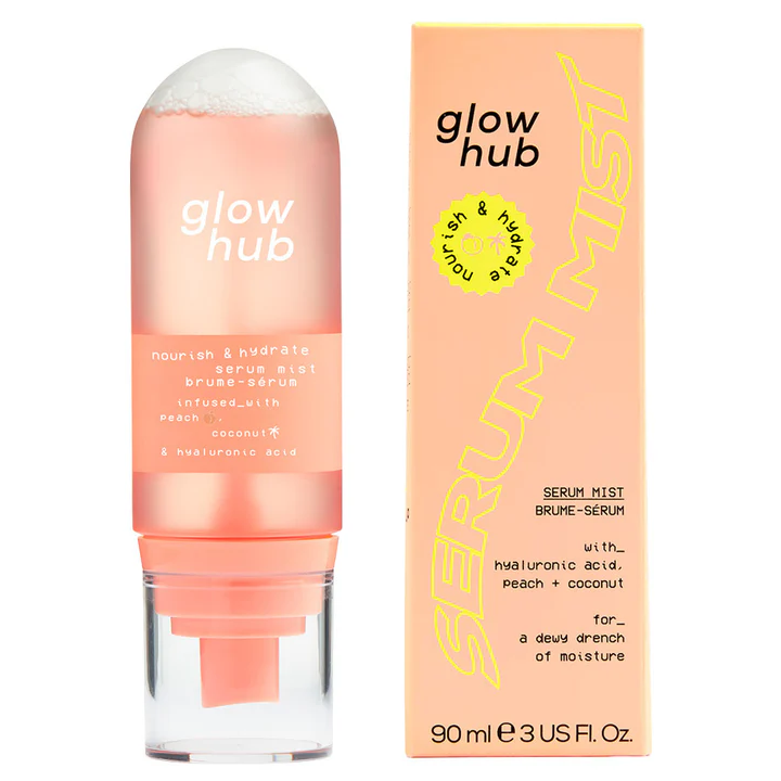 Glow Hub - Nourish & Hydrate Serum Mist - 90ml სახის შრატი-photo-4