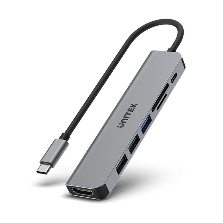 unitek-h1118a-7in1-gadamqvani-habi-usb-c-to-tfsd-usb-3020-pd-100w-hdmi