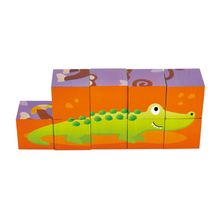Product image of Hape ხის სათამაშო პაზლი Jungle Animal Block Puzzle
