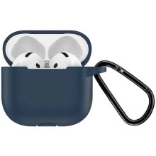 Product image of Green Lion Berlin series Silicone Case for Airpods 4 Blue ყურსასმენის ქეისი