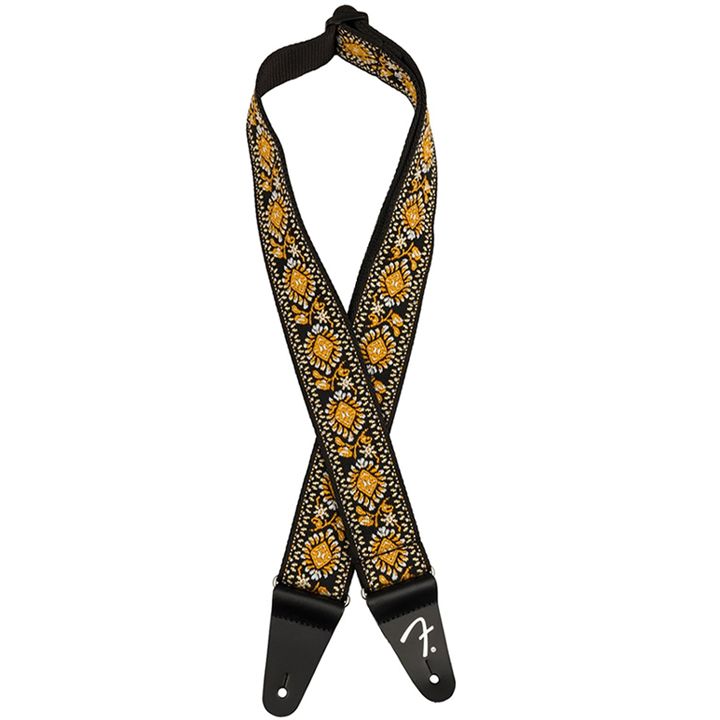 fender-pasadena-woven-strap-yellow-lotus-gitaris-qamari-photo-2